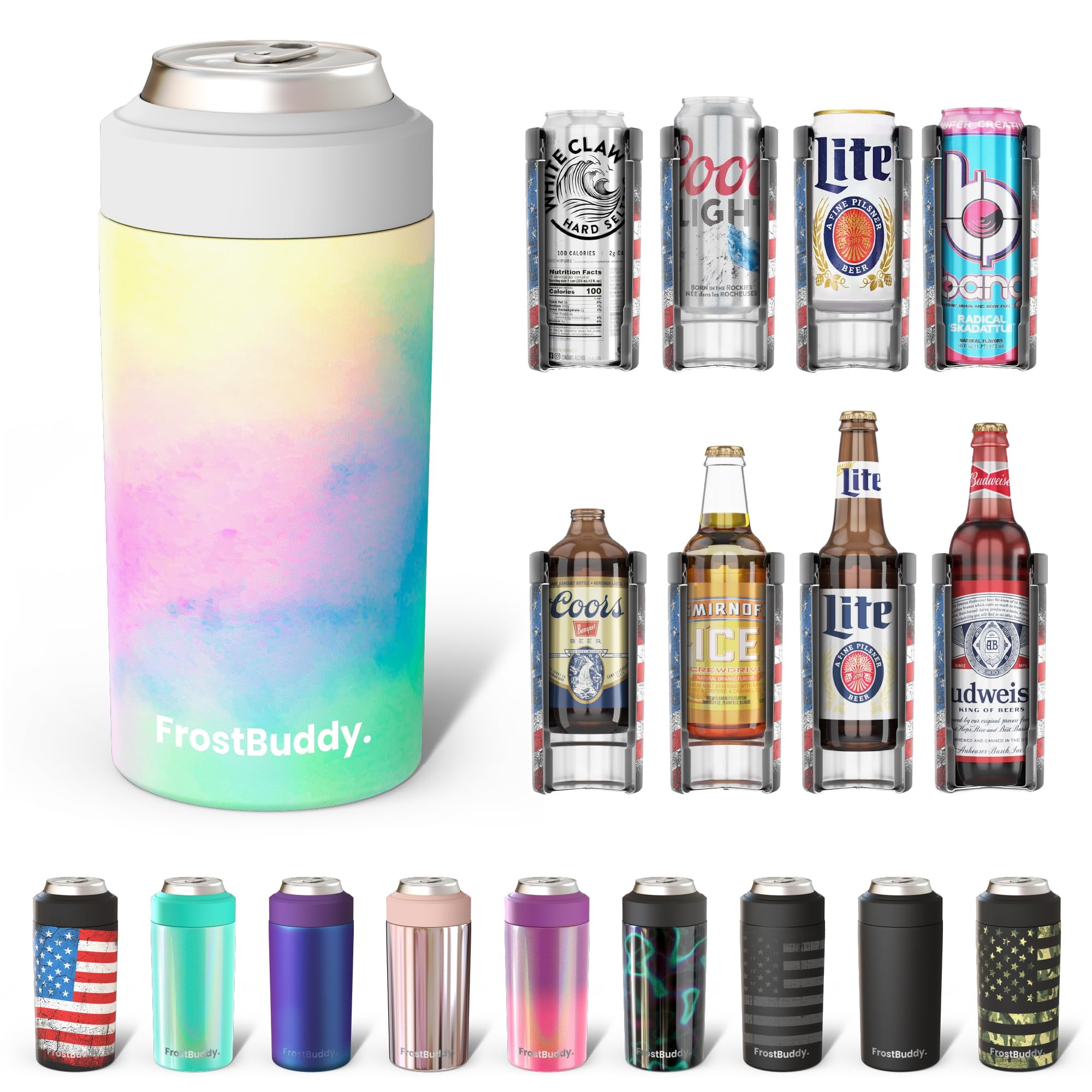 Yeti Rambler Colster Slim 12 Black Stainless Steel Insulated