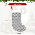 thumbnail image 4 of Naloa Gray Plaid Christmas Stockings Decorations, Xmas Ornaments, DIY Personalized Farmhouse Decor for Home Family Party Tree, 4 of 7