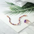thumbnail image 3 of Gem Stone King 11.59 Ct Oval Purple Amethyst 18K Rose Gold Plated Silver Ring and Bracelet Jewelry Set (Size 8), 3 of 3
