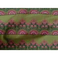 thumbnail image 4 of oneOone Cotton Poplin Fabric Leaves & Floral Block Printed Craft Fabric BTY 42 Inch Wide, 4 of 4