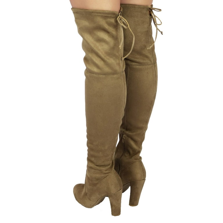 Wild diva lounge sale over the knee boots