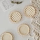 thumbnail image 1 of Taian posavasos de ratán hechos a mano para decoración de habitación de caba?a, posavasos de encaje de bambú hechos a mano, soporte para fotos elegante, portavasos de ratán, platillo, coa redonda de bambú ZefeiWu 8390605321795, 1 of 1