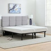 Lucid Basic Remote Controlled Steel Adjustable Bed Base, King/Split King (Ships in Two Boxes)