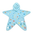 thumbnail image 4 of felwors Baby Starfish Onesie,Cozy Star Babies Swaddle Bag,Infant Soft Fleece One Piece Romper,Fall Winter Warm Outfits, 4 of 6