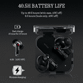 thumbnail image 5 of Nothing Ear Wireless Earbuds Bluetooth, 45dB Hybrid Smart ANC Earbuds, 11mm Deep Bass Boost, Hi-Res Audio with LDAC & LHDC 5.0, 6 Mics Call, 40.5H Playtime with Fast Charging Case, ChatGPT Supported, 5 of 8