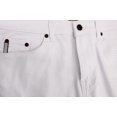 thumbnail image 3 of Men's Skinny Fit White Cotton Blend Denim Stretch Casual Work Jean Pants (White, 38W x 32L), 3 of 3