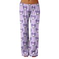 thumbnail image 2 of Hello Kitty Pj Pants Women Flannel Pajamas Women Anime Hello Cat Flannel Sleep Pants Cartoon Pajamas Pants for Women Print Flannel Pajamas Pants Cute Fuzzy Pajamas Pants, 2 of 5
