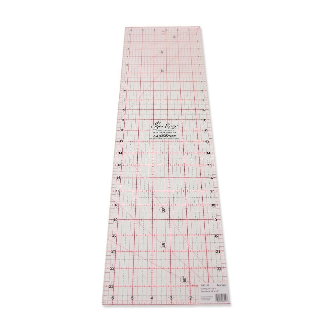 Règle pour Patchwork et Quilting 50 cm - Sew Easy | Les Ciseaux Magiques Règle pour Patchwork et Quilting 50 cm - Sew Easy | Les Ciseaux Magiques