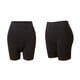 thumbnail image 5 of Pantalones cortos lisos con costuras para mujer: braguitas lisas de cintura alta para llevar debajo de vestidos o leggings, para uso diario informal, con tejido de poliéster elástico., 5 of 6