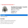 thumbnail image 2 of Rear Wheel Hub Assembly - Compatible with 2001 Hyundai XG300, 2 of 2