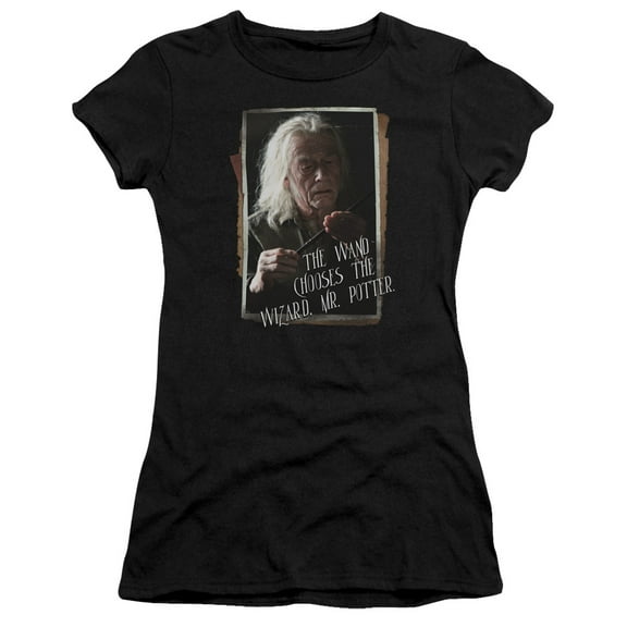 Harry Potter Olivander S/S Junior Women's T-Shirt Sheer Black