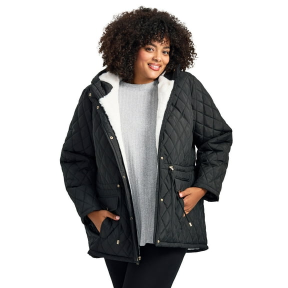 Avenue Women's Plus Size Dina Anorak Jacket