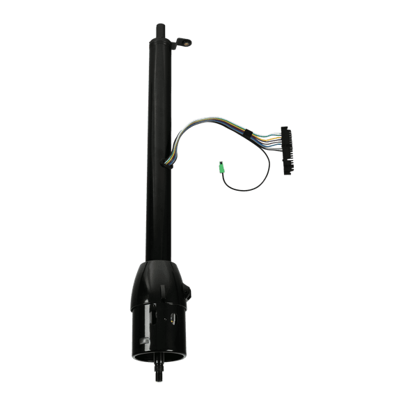 Stainless Steel 30" Tilt Automatic Universal Steering Column & Wheel Adapter No Key Black