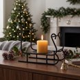 thumbnail image 2 of Qholemyo Golden Metal Sleigh Candleholder Tabletop Ornament Home Decor For Christmas Xmas Table Decor, 2 of 6