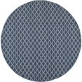 thumbnail image 1 of Safavieh Courtyard Navy Indoor Outdoor Rug - Round 5'3", 1 of 5