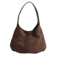 thumbnail image 3 of Bolso Hombro Gamuza para Mujer Con Bolsillo Interior Hobo El (marrón), 3 of 8