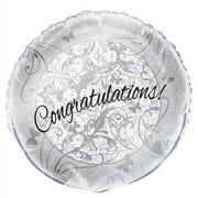 18" Foil Victorian Wedding Balloon