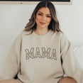 thumbnail image 3 of NAZENTI Embroidered Mama Sweatshirt, Mothers Day Sweatshirt Gifts for Mom Mama, Embroidered Crewneck Sweatshirt for Women, 3 of 6