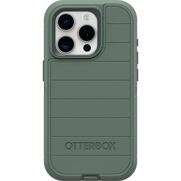 OtterBox Defender Series Pro Rugged Cell Phone Case for Apple iPhone 15 Pro, Forest Ranger
