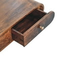 thumbnail image 6 of Artisan Furniture Solid Wood Wall Mounted California Walnut Console Table, Brown, 6 of 8
