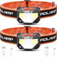 thumbnail image 1 of 2 Pack Lampe Frontale LED Rechargeable USB avec 8 Modes d'Éclairage pour Course, Équitation, Escalade, Pêche, 1 of 5