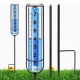 thumbnail image 4 of Medidor De Agua De Lluvia, Pluviómetro Con Escalas Transparentes Para Jardín, 4 of 7