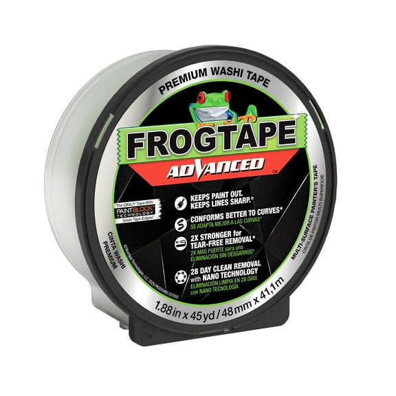 FrogTape Advanced 1.88 in. x 45 yd. Green Painter's Tape, Ultra Premium Multi-Surface