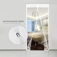 thumbnail image 4 of Moustiquaire Magnétique pour Porte Protection contre les Insectes 90x210 cm Rideau Anti-Moustiques Magnétique Fermeture Automatique Protection contre les Insectes pour Porte de Balcon Salon Porte de Patio Installation Adhésive Sans Perçage, 4 of 7