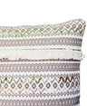 thumbnail image 2 of 18 x 18 Handcrafted Square Jacquard Cotton Accent Throw Pillow, Set of 2, Brown, White - Saltoro Sherpi, 2 of 8