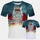 thumbnail image 1 of Disney-Camiseta con estampado 3D de Navidad para niños y niñas, ropa creativa con cuello redondo, Harajuku, tiempo libre, 1 of 5
