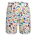 thumbnail image 6 of Naloa Colorful Spots Men's Beach Shorts, Surfing shorts, Swim trunks, Quick Dry Swim Trunks for Surfing Beach Fun - X-Large, 6 of 9