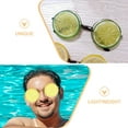 thumbnail image 4 of WEUVEB Funny Eye Glasses Lemon Shaped Glasses Yellow 2Pack Back to School, 4 of 9