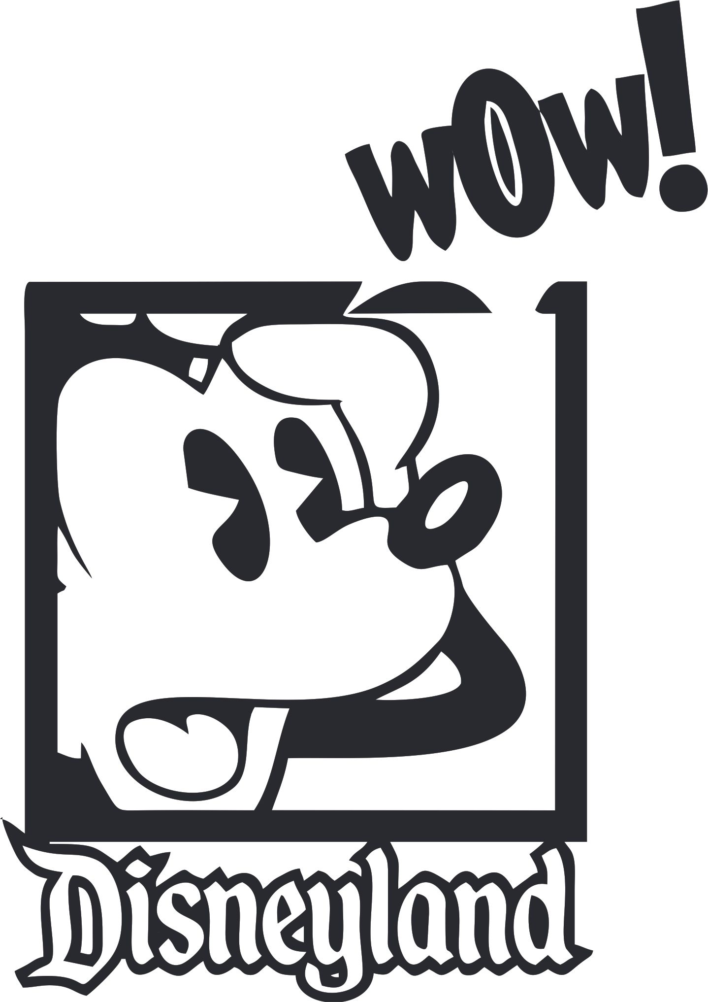 Mickey Mouse Disneyland Cartoon Character Wall Vinyl Decors Sticker Art