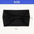 thumbnail image 3 of Vocoste 4 Pcs Yoga Elastic Headbands 5.12inch Wide Black Gray Brown Khaki for Women, 3 of 6