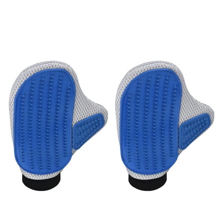 Massage Horse Brush VicTsing Pet Grooming Mittens Brush, Deshedding Tool, Gloves for Removing Pet Shedding Hair, Pet Massage and Bathing Brush or Comb, for Dogs, Cats, Horses ()
