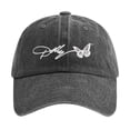 thumbnail image 6 of Dolly Baseball Hat Washed Denim Printed Baseball Cap Distressed Denim Hat With Curved Brim And Adjustable Strap One Size, 6 of 6