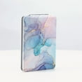 thumbnail image 2 of Compact Mirror Square Pu Leather Makeup Mirror for Purses Small Pocket Mirror Portable Hand Mirror Double-Sided with 2 x 1x Magnification for Woman Mother - Colorful Marble, 2 of 4