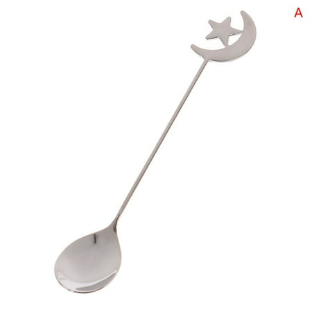 

Eid Mubarak Star Moon Pendant Stainless Steel Spoon Fork Ramadan Holiday Home Party Decoration Islam