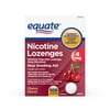(2 Pack) Equate Nicotine Lozenges Stop Smoking Aid Cherry Flavor, 4 mg, 108 Ct
