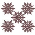 thumbnail image 1 of Copo De Nieve Con Purpurina Navideña, Adornos Colgantes De Copo De Nieve Brillantes Para Decoración Navideña De Ventanas De Árboles De Navidad, Manualidades, Bodas Y Adornos, 24 Pi, 1 of 4