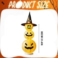 thumbnail image 3 of Halloween Light-Up Pumpkin Tower, Stacked Decor, Spooky Glowing Outdoor Decoration, Vintage Whimsical Porch Display, Fall Home Garden Party (1pc), 3 of 8