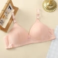 thumbnail image 6 of LIIPEE Women Bras Solid Color Plus Size Full Coverage Underwire Bralette Seamless Push Up Bralette Bra Woman Trendy Birthday Wedding Weekend Bras,Pink,40, 6 of 7
