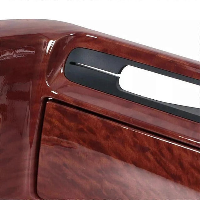 Center Console Shift Panel Storage Cup Holder Center Panel Shifter Bezel Trim for 2003-2006