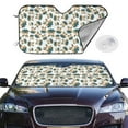 thumbnail image 2 of Kdxio Cute Bunny Print Windshield Sun Shade,UV Rays and Sun Heat Protection,Sunshade for Car Windshield,Car Shade Front Windshield - Medium, 2 of 6