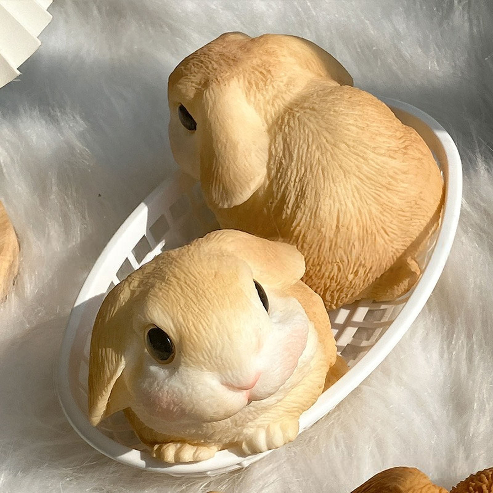 Nkmbld Stress Toys Oversized Super Soft Rabbit Stress Relief Toys, Cute Animal Fidget Toys for Anxiety, Stress Relieve, Increase Entertainment