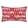 thumbnail image 1 of Fotbe Popcorn2 Funda de Almohada Decorativa Estilo Occidental, Lujo en Algodón, Fundas para Almohadas King, Cojín Estampado para Decoración del Hogar-16"x24", 1 of 6