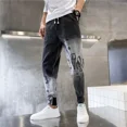 thumbnail image 2 of Pantalones Harem con Estampado Gráfico Negro Jeans para Hombres Pantalones Vaqueros Masculinos Y2k Vintage Original Casual Algodón Y 2k Buggy Talla Grande, 2 of 5