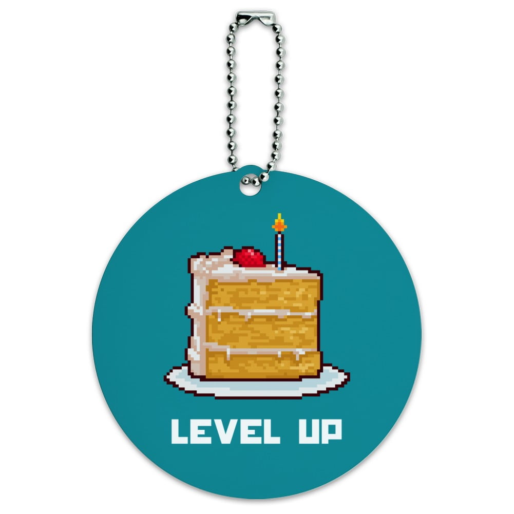 Graphics and More 8Bit Pixel Retro Cake Levelup Game