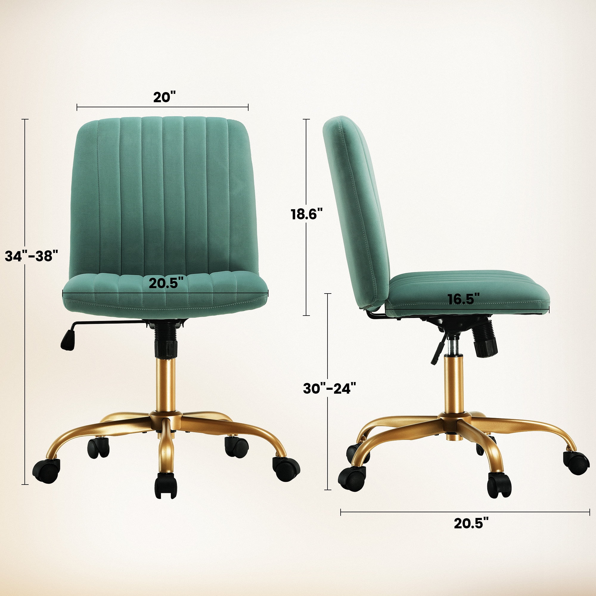 OFFICE CHAIR GREEN - FRENCH