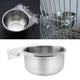 thumbnail image 4 of Alimentador de Agua de Aves, Comedero para Alimentos para Bowl Bowl Bowl Alimentador de Loros, Acero inoxidable Concesorios de Jaula para Paraca, 4 of 7